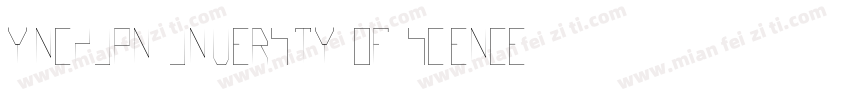 YINCHUAN UNIVERSITY OF SCIENCE AND字体转换